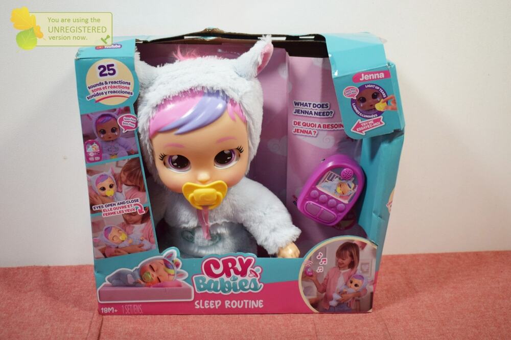 Cry Babies Sleep Routine Jenna Baby Doll